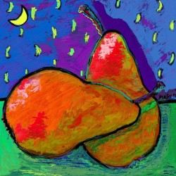 FRENCH PEARS at NIGHT